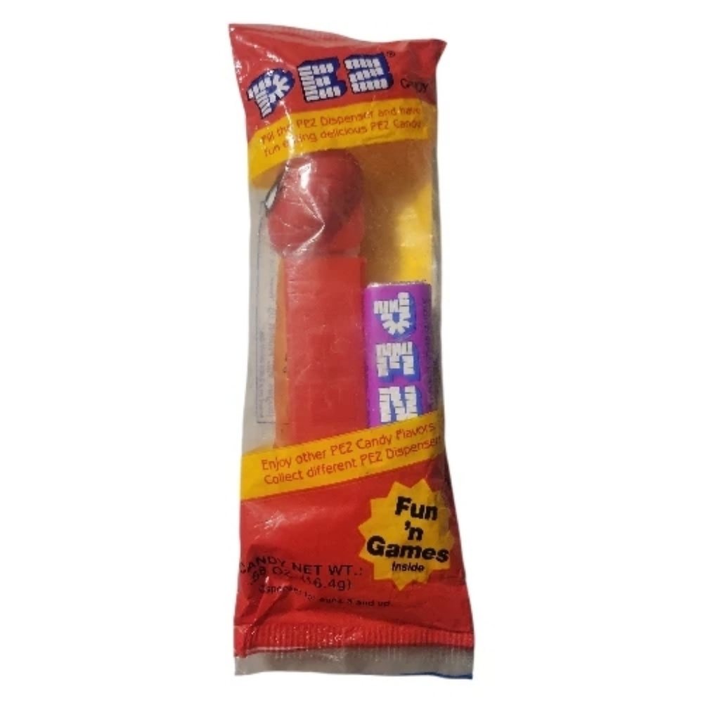 Vtg 1989 Spider-Man Marvel Comics Pez Dispenser/2 Pkg Candy Unopened Red